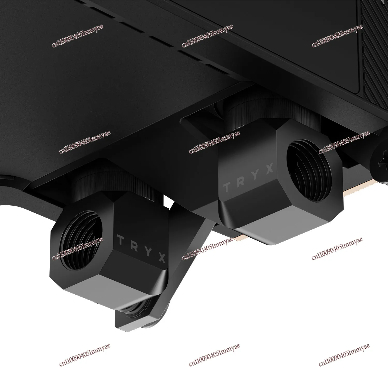 WB Split CPU Water Cooling Head 6.5 Inch Curved Screen