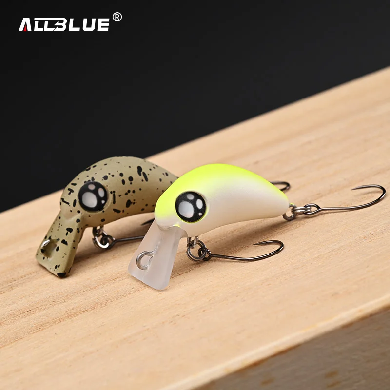 ALLBLUE CHELSEA 1.8g 26mm Mini Slow Sinking Crankbait Wobbler Trout Fishing Lure Freshwater Minnow Artificial Hard Bait Tackle
