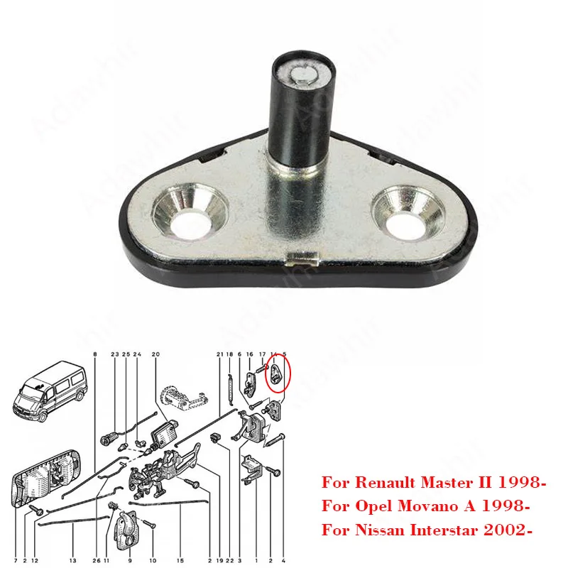 Door Lock Striker Catch Latch 8200179440, 8200468729 for Opel Movano Renault Master Nissan Interstar