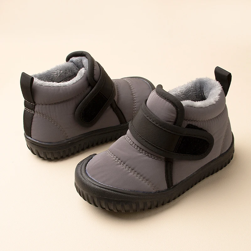 Winter Neue Kinder Outdoor Rutschfeste Wasserdichte Weiche Plüsch Langlebige Schneestiefel E8218 – Detail 9