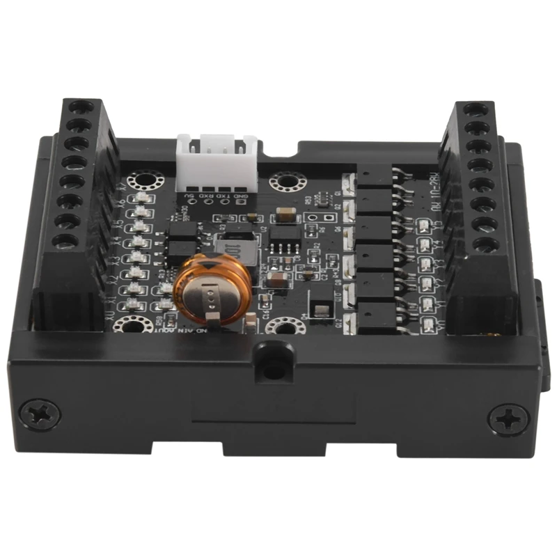 Controlador lógico programável plc dc 10-28v regulador plc FX1N-14MT placa de controle industrial controlador lógico programável