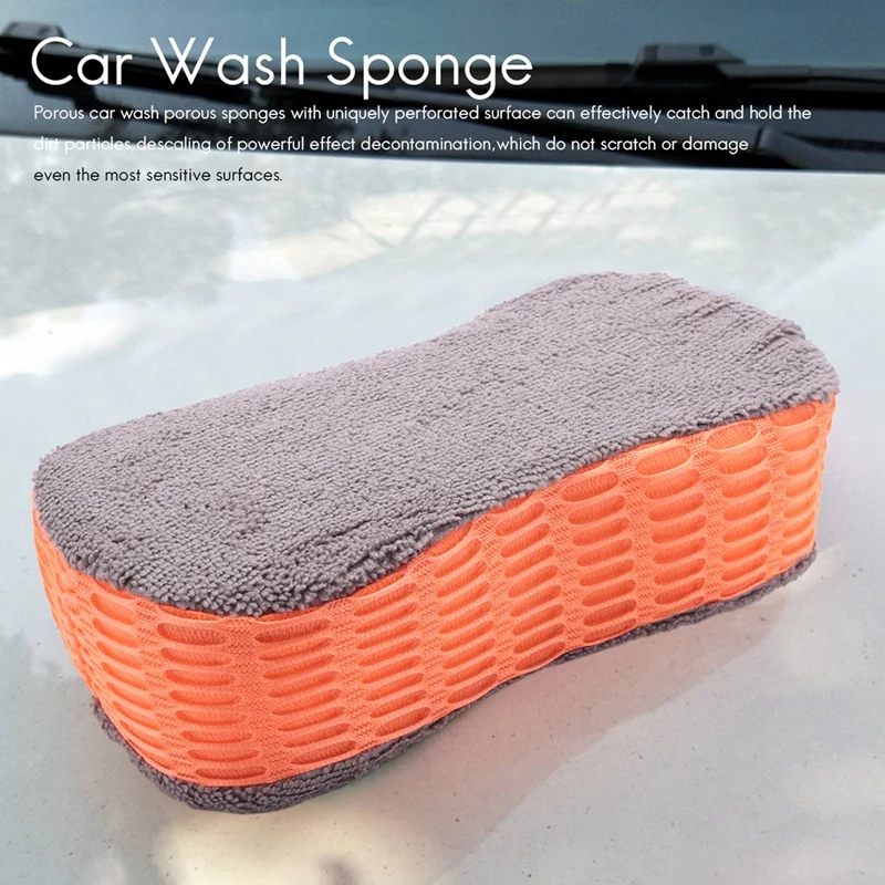 New Car Wash Sponge Thick Absorbent Sponge Car Window Motorcycle Household Cleaning