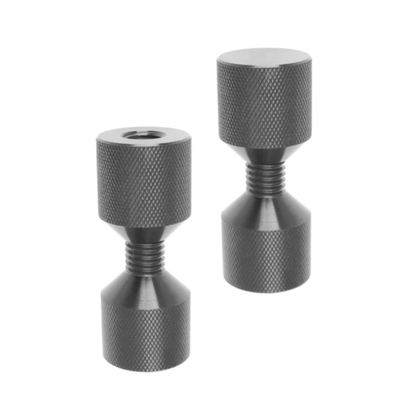 2pcs Aluminum Flange Alignment Pin Set Metal Pipe Positioning Tool Lightweight Flange Alignment for Car Ship Machinery T3EF