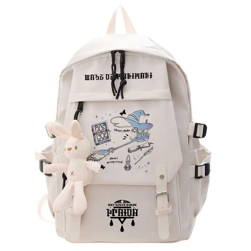 

Witch Journey Irena Anime Backpack Boys And Girls, Large Capacity Double Shoulder Bag For Middle School Students, Cartoon Style,