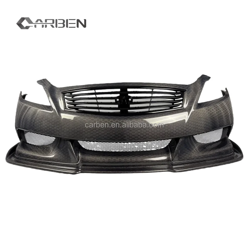 

Передний бампер из углеродного волокна OEM в стиле IPL для Infiniti G37 Coupe 2008-2014 гг.