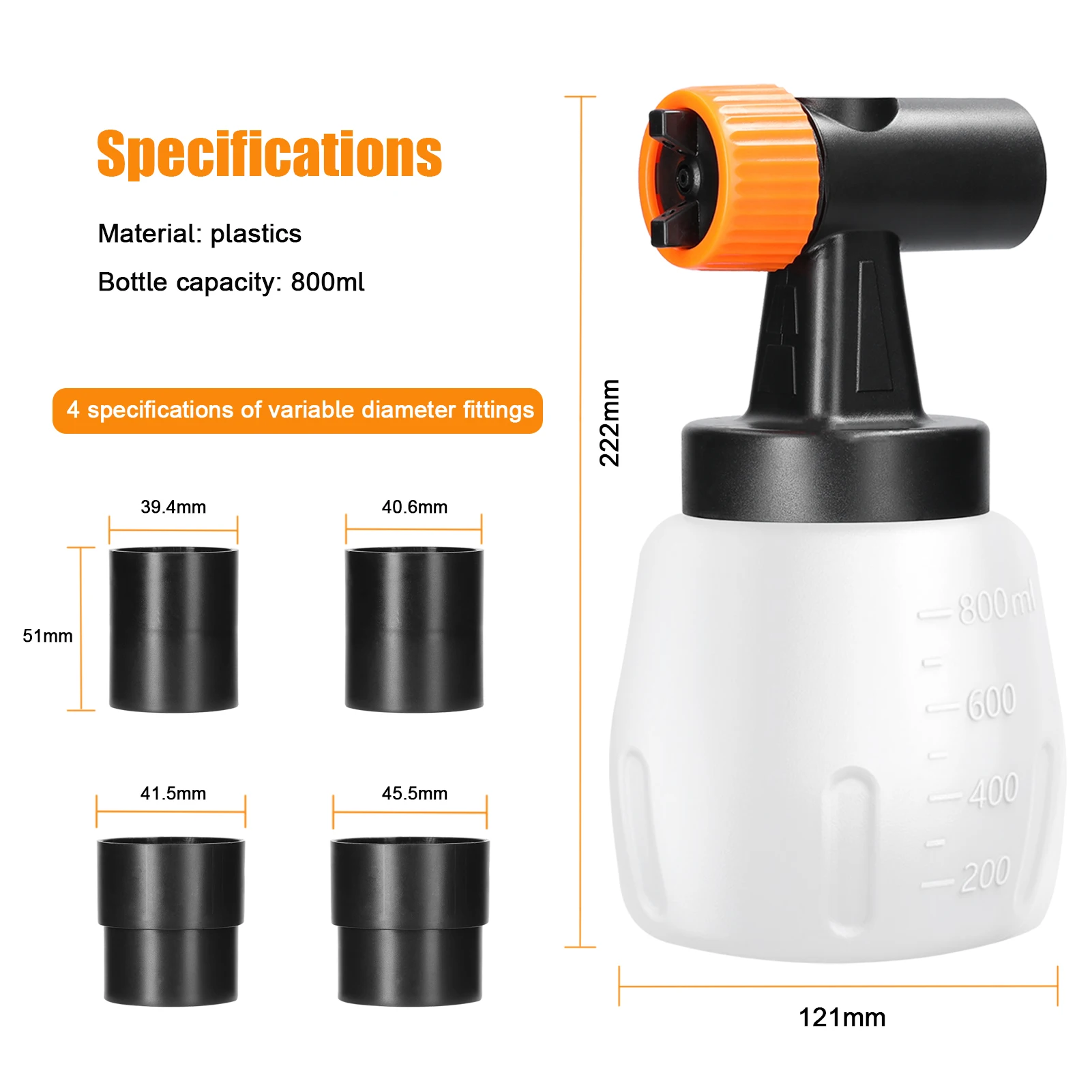 Power Blower to Paint Sprayer Conversion Kit Electric Blowing Machine to Painting Spraying Device Fitting Accessories Set Water