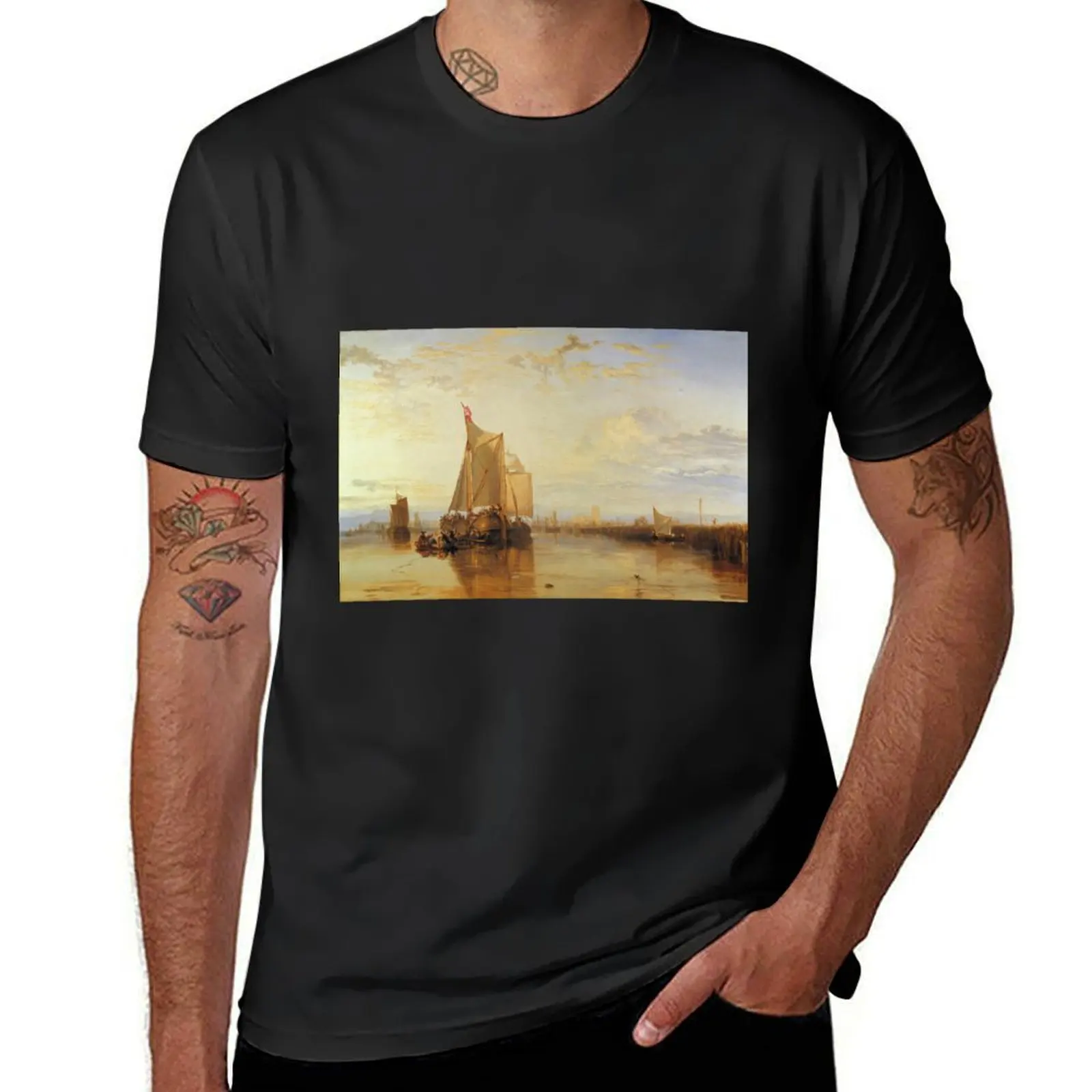 Joseph Mallord William Turner T-Shirt summer top vintage clothes Blouse mens clothes