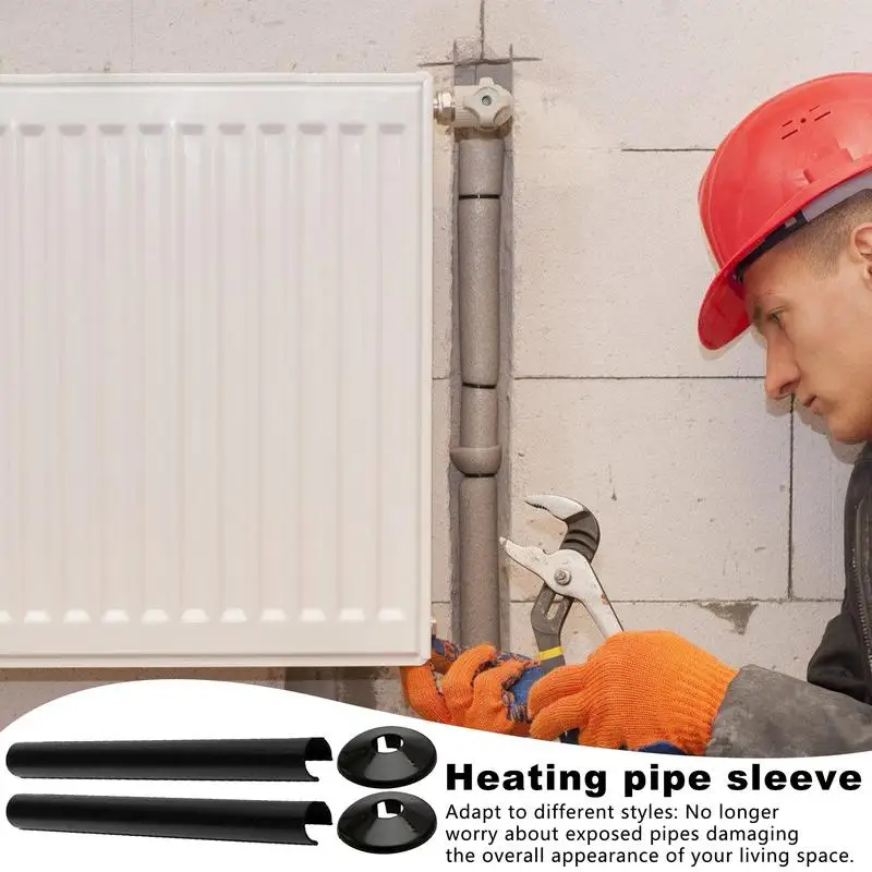 Pipe Collars Pipe Collars Cover Sleeves for Water Pipes Portable Radiator Pipe Covers Sleeve for Toilet Kitchen House Decor
