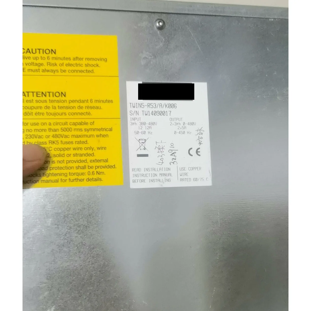 TWIN5-R53-A-K006 Servoazionamento