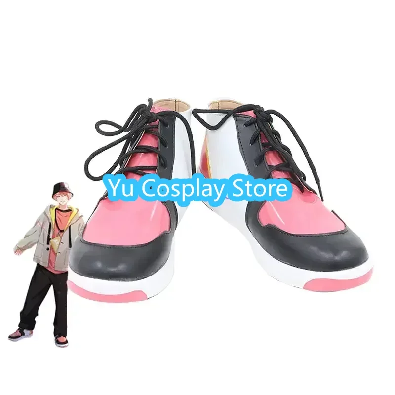 Game Paradox Live Maruyama Reo Cosplay Shoes PU Leather Shoes Halloween Carnival Boots Cosplay Prop Custom Made