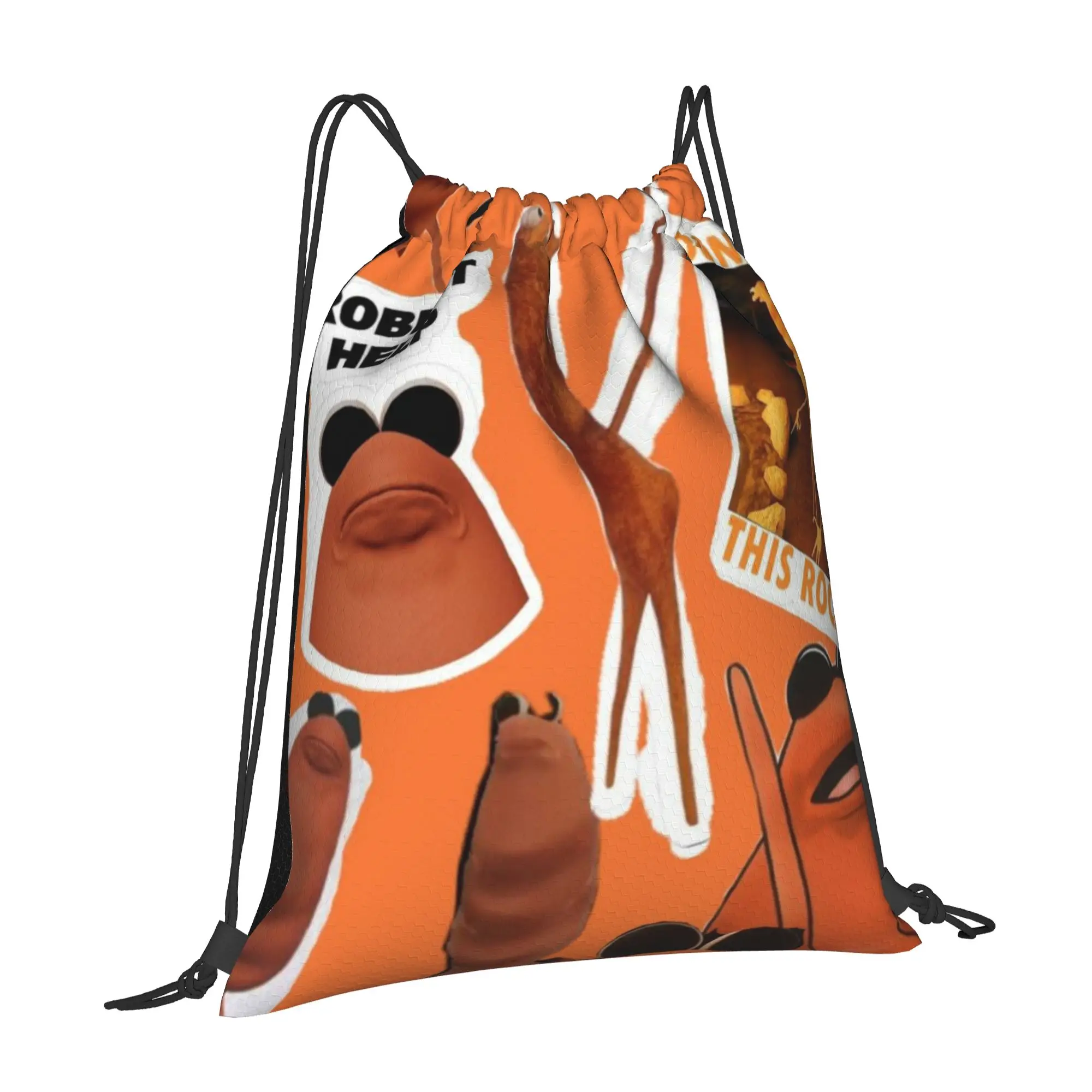 Marcus The Worm 15 Marcus The Worm Portable Sports Drawstring Backpack Riding Backpack Gym Shoes Drawstring Bags