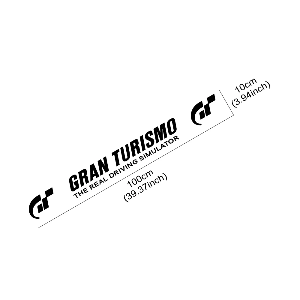 موضة جران توريزمو زجاج سيارة الشارات ملصق فينيل نافذة السيارة الجسم التصميم مقاوم للماء الديكور اكسسوارات السيارات التصميم #5