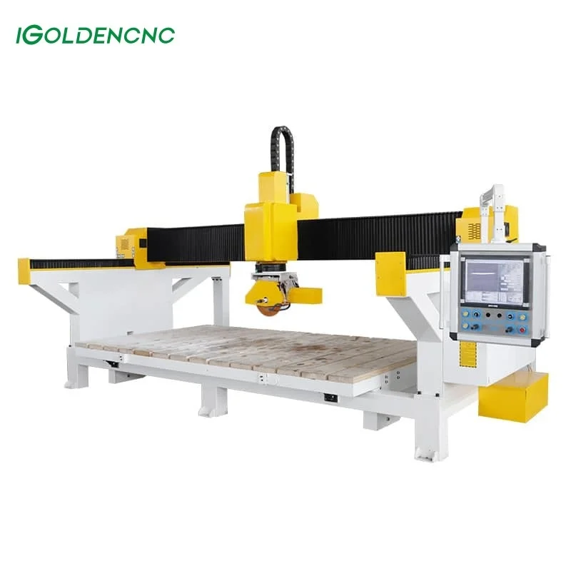 Saw Cutting Bridge Machine For Granite/Stone/Marble/Quartz Cnc 5 Axis Bridge Saw Cnc Marble Granite Kitchen Water Jet Cutting