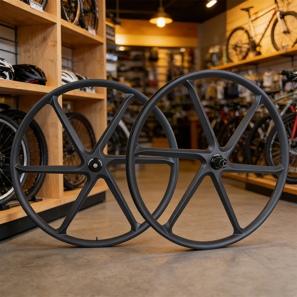 

Карбоновое колесо 29er MTB с 6 спицами, легкое, 36T Ratchet, 6 болтов / Center Lock, 29 мм внутренняя сквозная ось / QR / Boost, для горного велосипеда
