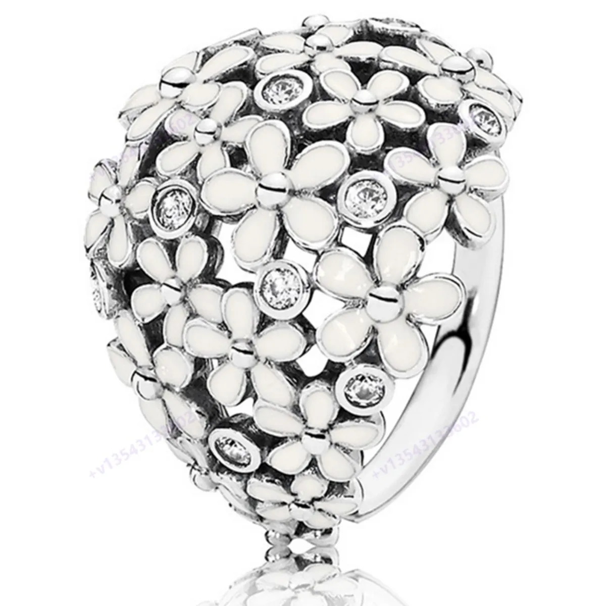 Anillo de estilo abierto Original de Pandora, anillo de boda en forma de corazón de doble banda, joyería adecuada, regalos de Boutique, novedad de 2024