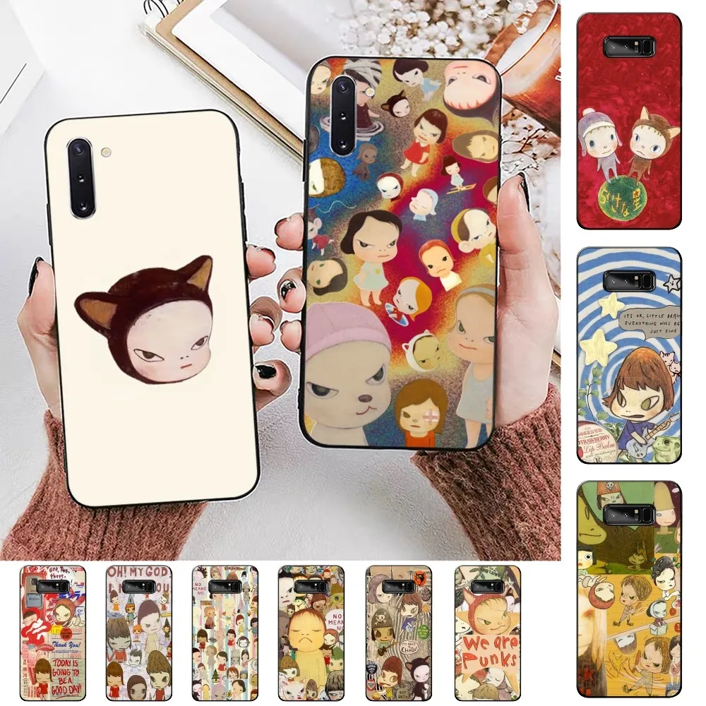 N-Nara Y-Yoshitomo Phone Case For Samsung Note 8 9 10 20 pro plus lite M 10 11 20 30 21 31 51 A 21 22 42 02 03