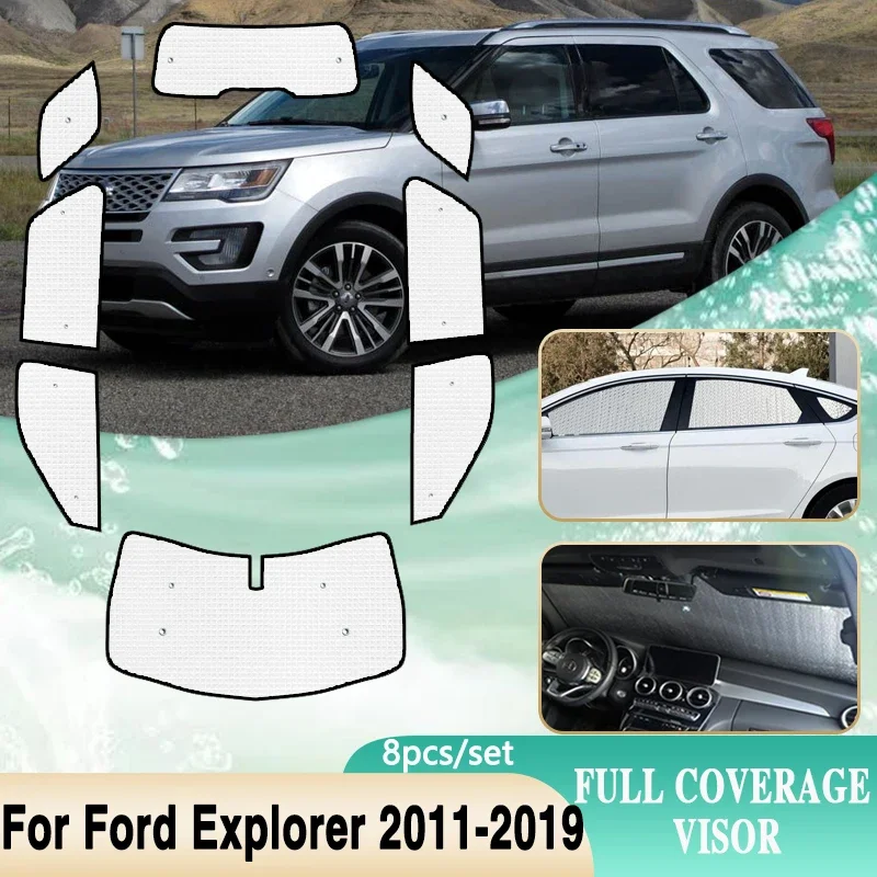 

Для Ford Explorer Classic U502 2011 ~ 2019 полное покрытие солнцезащитный козырек лобовое стекло окна потертый козырек автомобильные аксессуары 2012 2013 2014