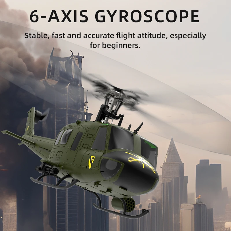 Eachine E190 PRO UH-1 6-Channel RC Helicopter Brushless Motor GPS