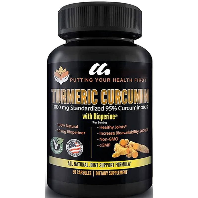 

Curcumin 95% Curcumin, Bioperine, Non GMO, Organic Curcumin, Vegetarian, Gluten Free