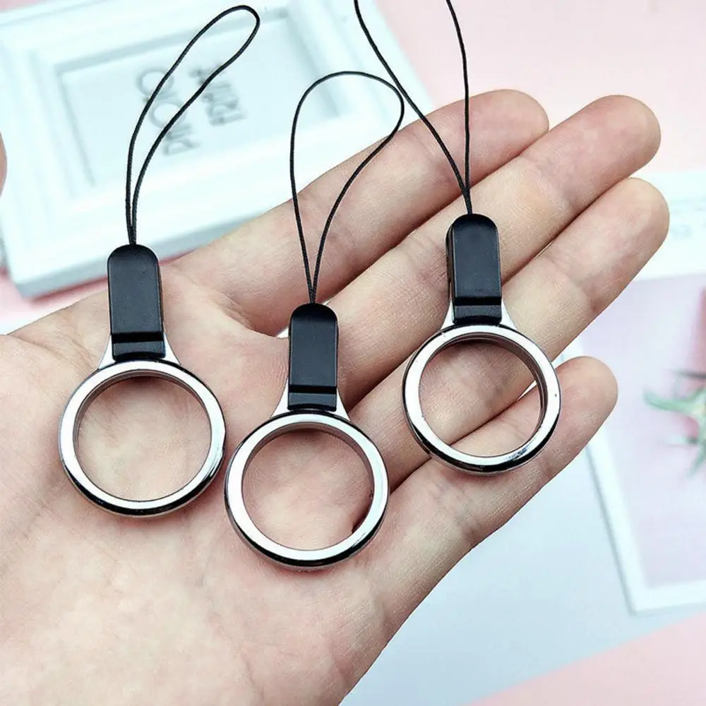 2Pcs/lot Removable rope small finger ring finger rope mobile phone shell anti-lost short lanyard finger hook small rope