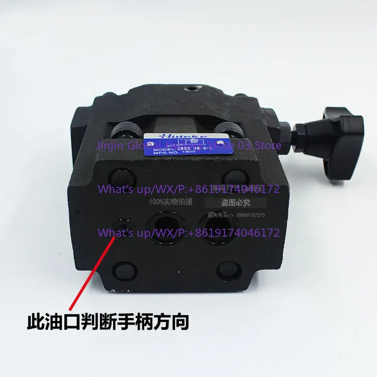 Pilot plate type solenoid relief valve normally open and normally closed SBSG/S-BSG-06/10B/C/H-L/R(without solenoid valve)