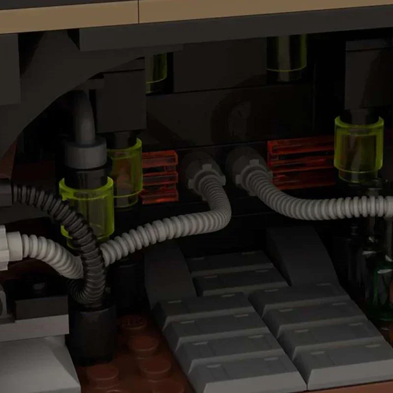 Moc Bouwstenen Militair Schip Model De Punk Shark Boot Technologie Modulaire Blokken Geschenken Speelgoed Voor Kinderen DIY Sets Montage