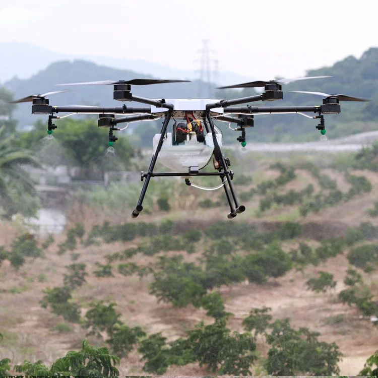 Máquina de protección de plantas agrícolas, de control remoto Dron, pesticida, pulverización, 15 kg