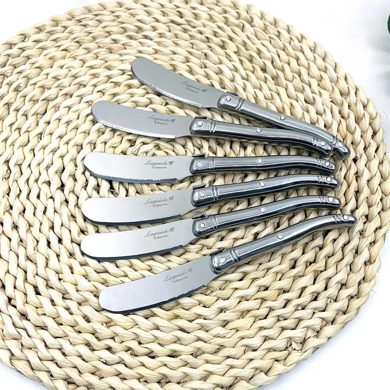 Laguiole زبدة الموزعات سكاكين الجبن الفولاذ المقاوم للصدأ سكين الزبد المطبخ الفضيات مطعم بار الجبن أدوات طفل 4-10 قطعة