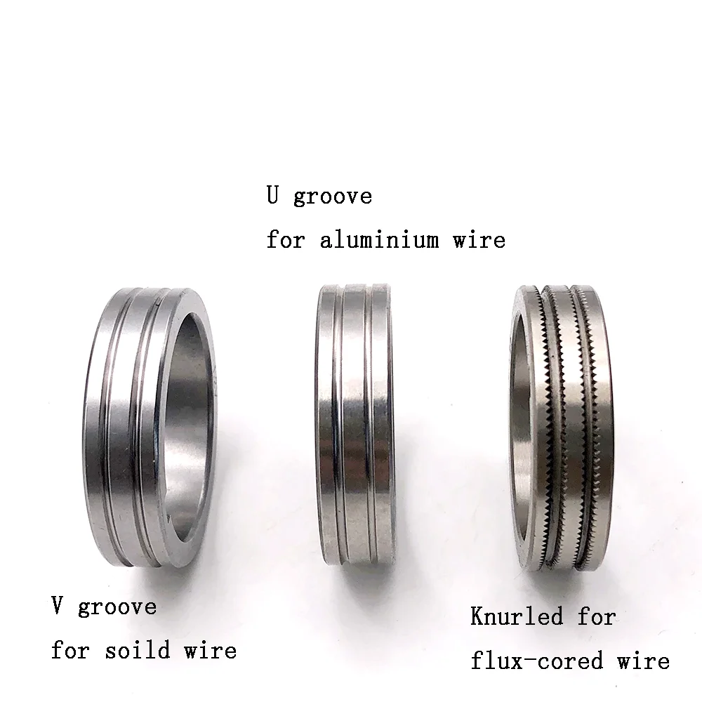 2pcs/set 76ZY02 V U K Groove 40*10*32mm ( 0.8/1.0mm , 1.0/1.2mm , 1.2/1.6mm ) Wire Feeder Motor Roller Feed Assembly MIG Welder