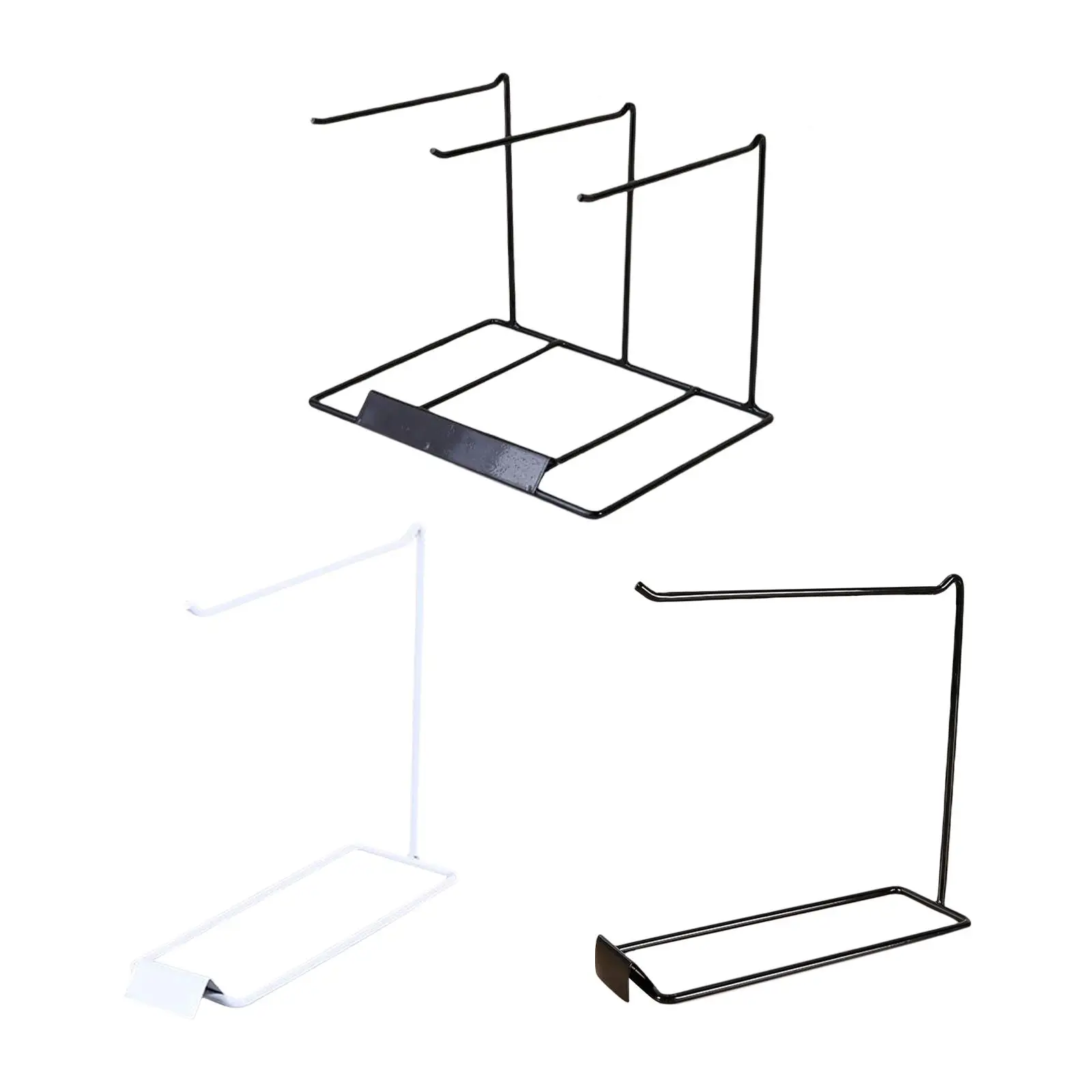 Countertop Jewelry Organizer Stand Modern Free Standing Metal Hanger Holder Rack for Ear Hooks Glasses Bracelet Showcase Dresser