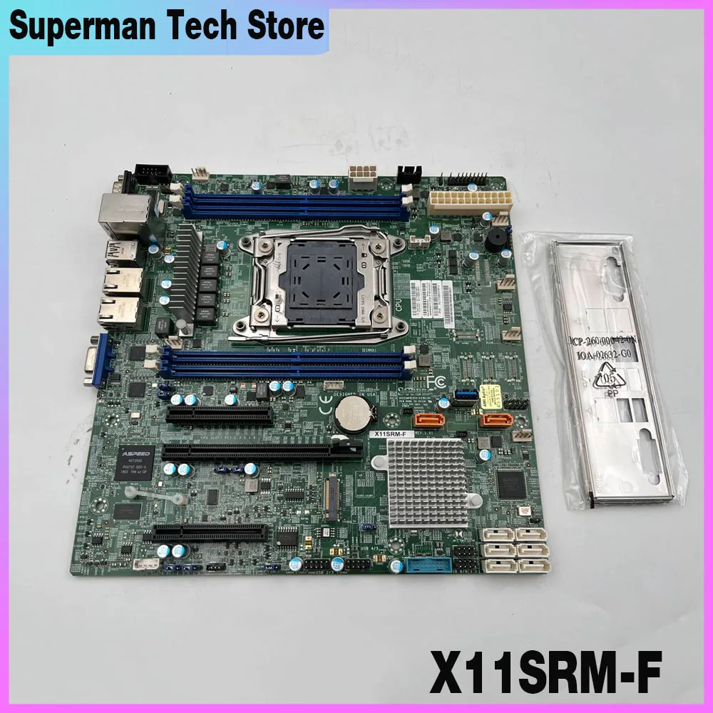 

For Supermicro Industrial Motherboard Single-channel 2066-pin C422 Chip W-2200 IPMI MicroATX X11SRM-F