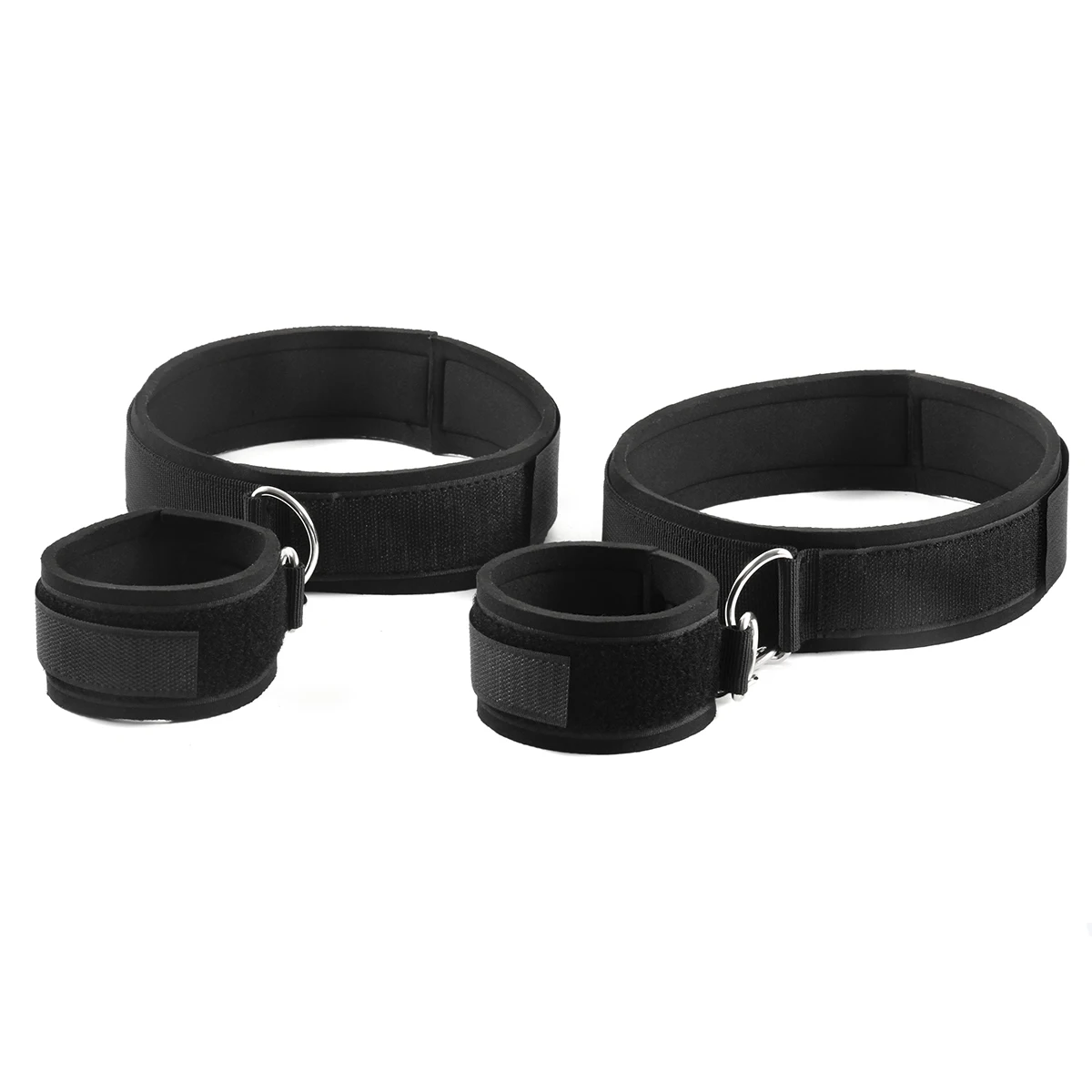 Sex Bondage Wrist & Thigh Cuffs BDSM Restraints Set, Sex Toys for Women with Adjustable Leg Straps Handcuffs for Couple Beginner