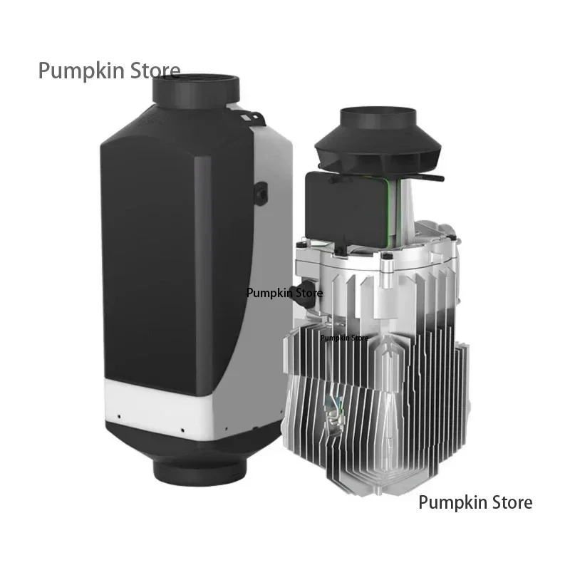 Riscaldatore d'aria a combustibile per parcheggio, riscaldamento diesel domestico montato su auto e unità integrata di ventilazione 12v24v