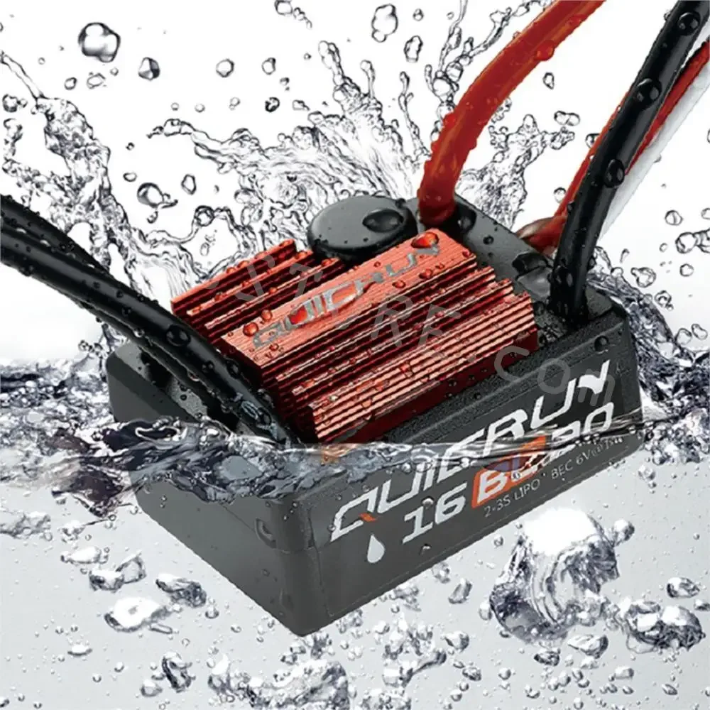 HobbyWing QuicRun 30A Waterproof And Brushless ESC WP-16BL30 For 1/16 RC Car