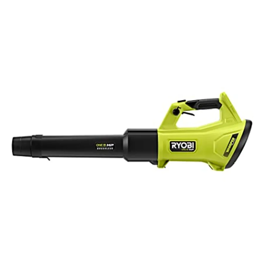 

Cordless Battery Leaf Blower 18V Brushless Whisper Series 130 MPH 450 CFM Tool Only Lightweight Aluminum Housing Quiet Operatio