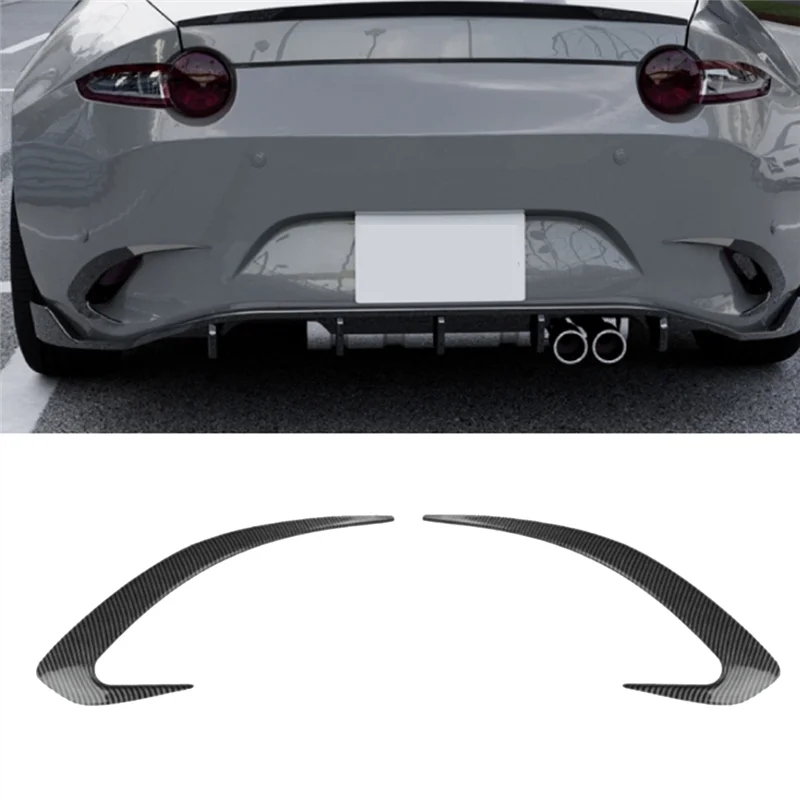 متفوقة مانع صدمات خلفي للسيارة الفاصل المفسد الخلفي الضباب مصباح المفسد غطاء الكسوة لمازدا مياتا MX-5 ND 2016 +