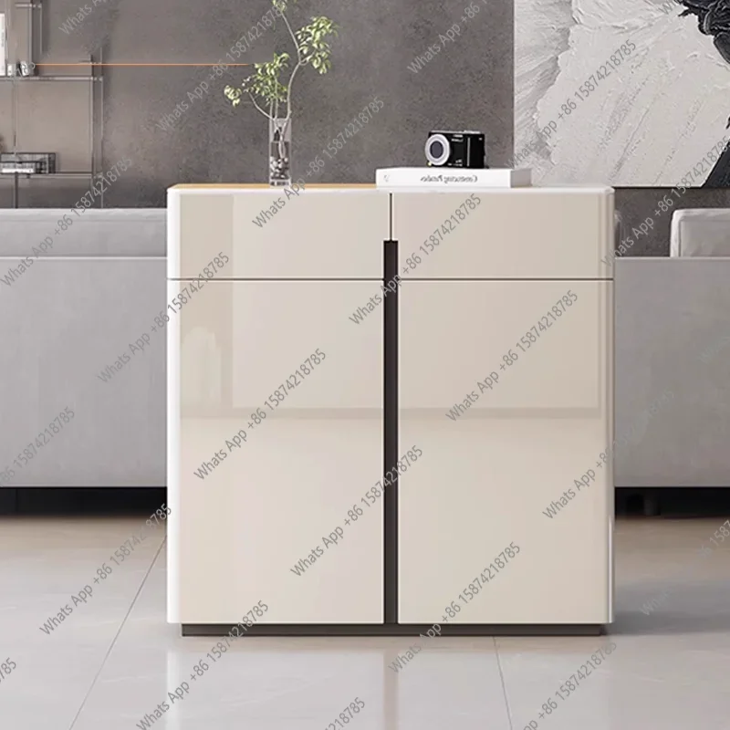 

SS Storage Organizer Shoe Cabinet Living Room Mobile Display Designer Wooden Shoe Shelf Vertical Archivadores Shoemakers Furnitu