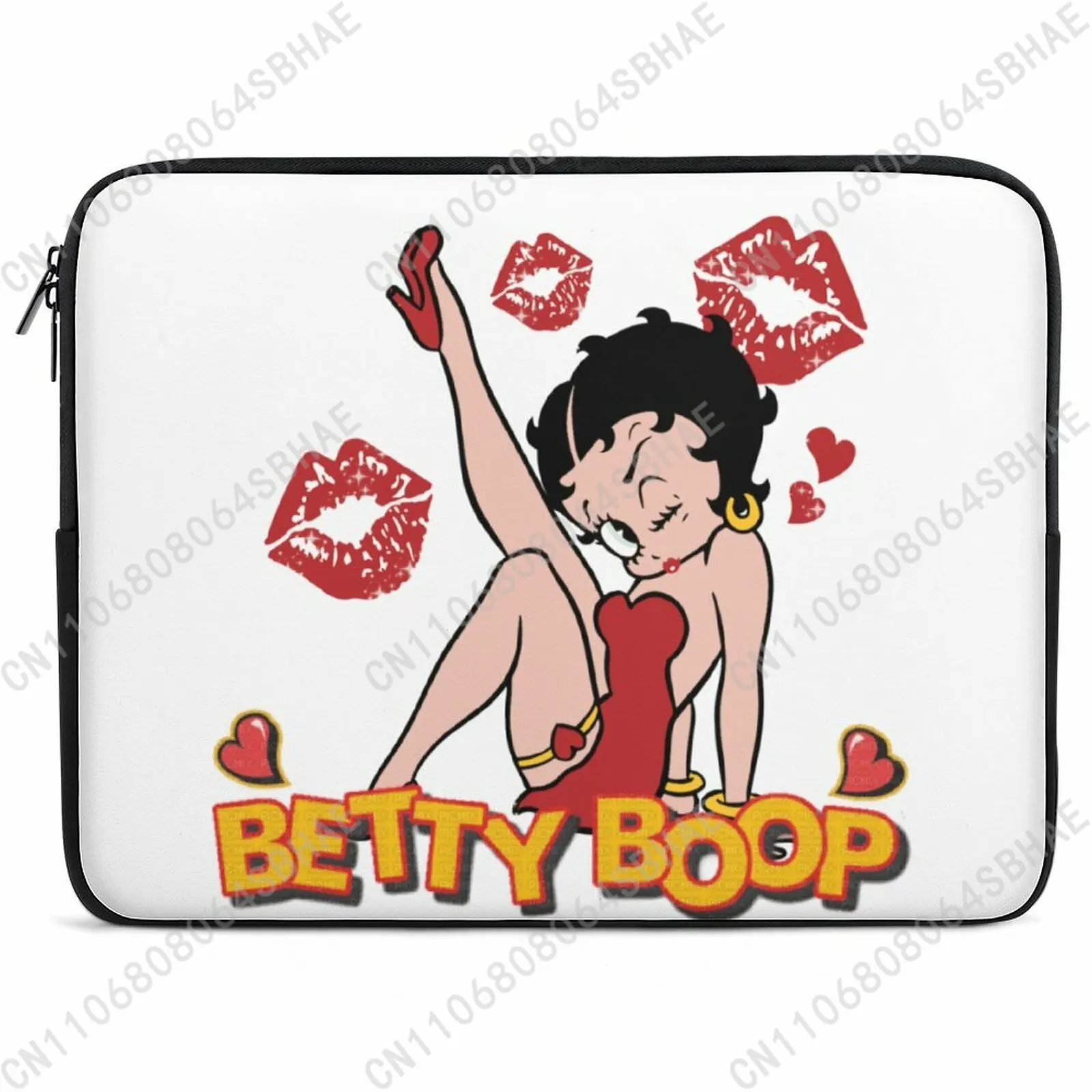 

B-Boops No Handle Laptop B-Betty Case Suitable Multiinch Inch Slim Personalized Pattern Neoprene Bag School Students