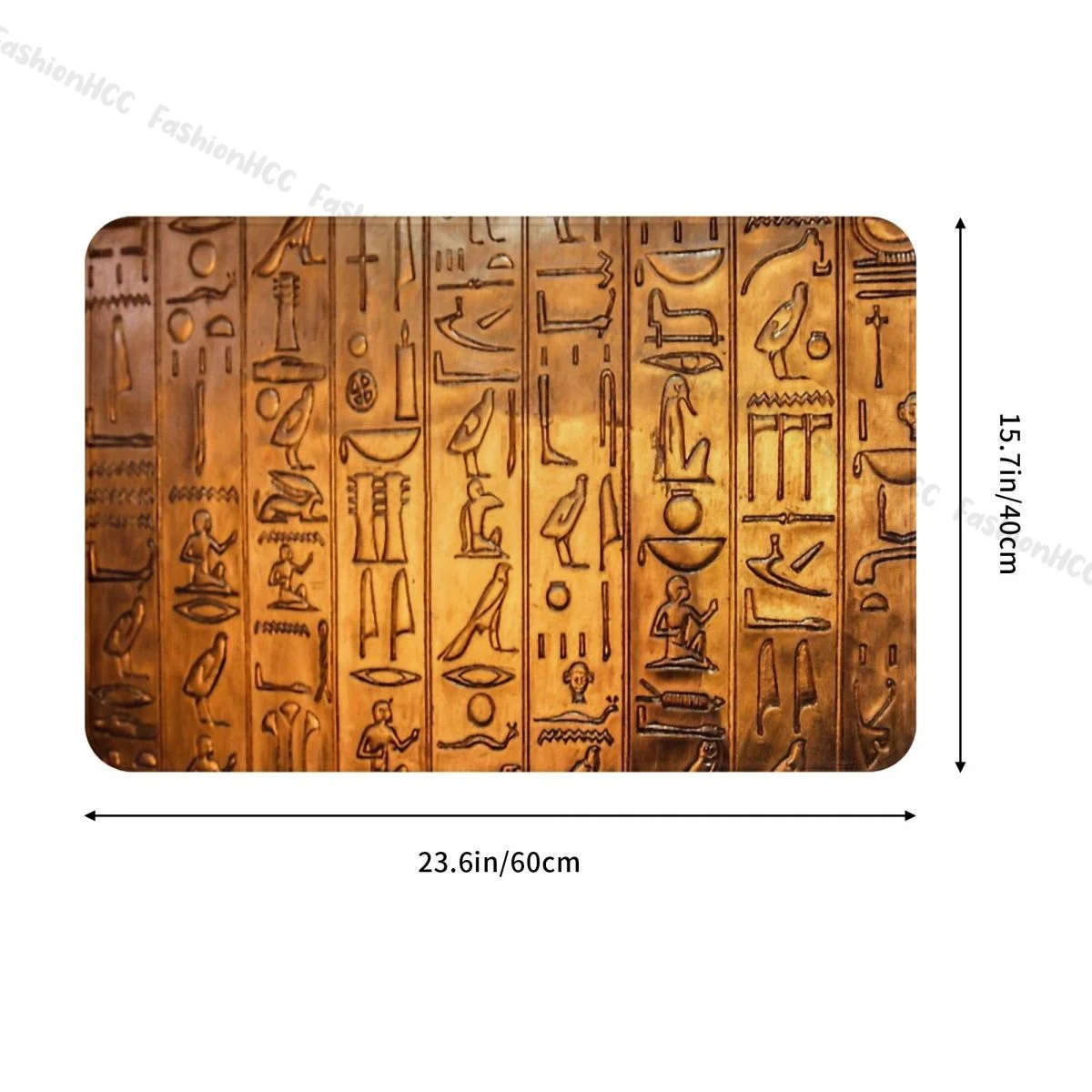 Ancient Egypt Kitchen Non-Slip Carpet Egyptian Hieroglyphs Bedroom Mat Welcome Doormat Home Decoration Rug