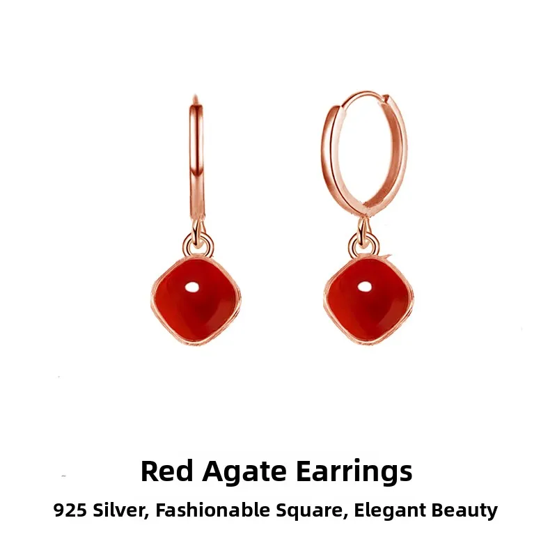 pendientes-de-plata-con-Agata-para-mujer-diseno-cuadrado-simple-y-elegante-clip-regalo-de-cumpleanos-con-diseno-Unico