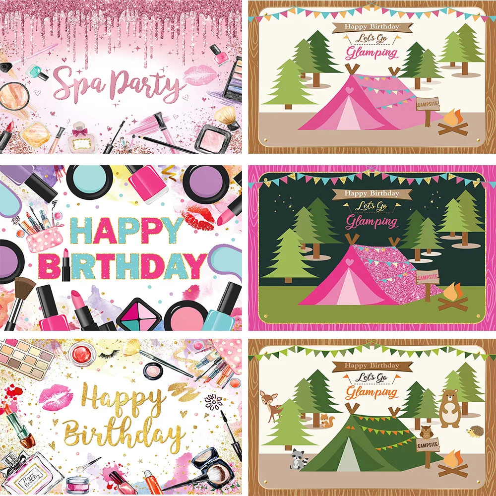 Baby Show Sweet Girl Photography Background Happy Birthday Party Banner Tent Pillow Backdrop Customisable Photo Decor Props