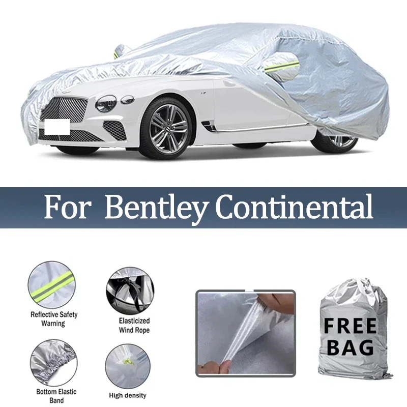 

For Bentley Continental Car Cover Outdoor Protection Covers Snow Sunshade Waterproof Dustproof Exterior UV Car Accessories