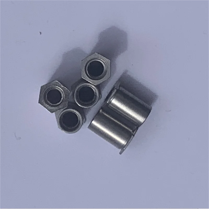 

SOS-M4 Thru-hole Press-fit Standoffs Hex Rivet Spacers Threaded Self Clinching Feigned Crimped Sheet Metal Panels Carbon Steel