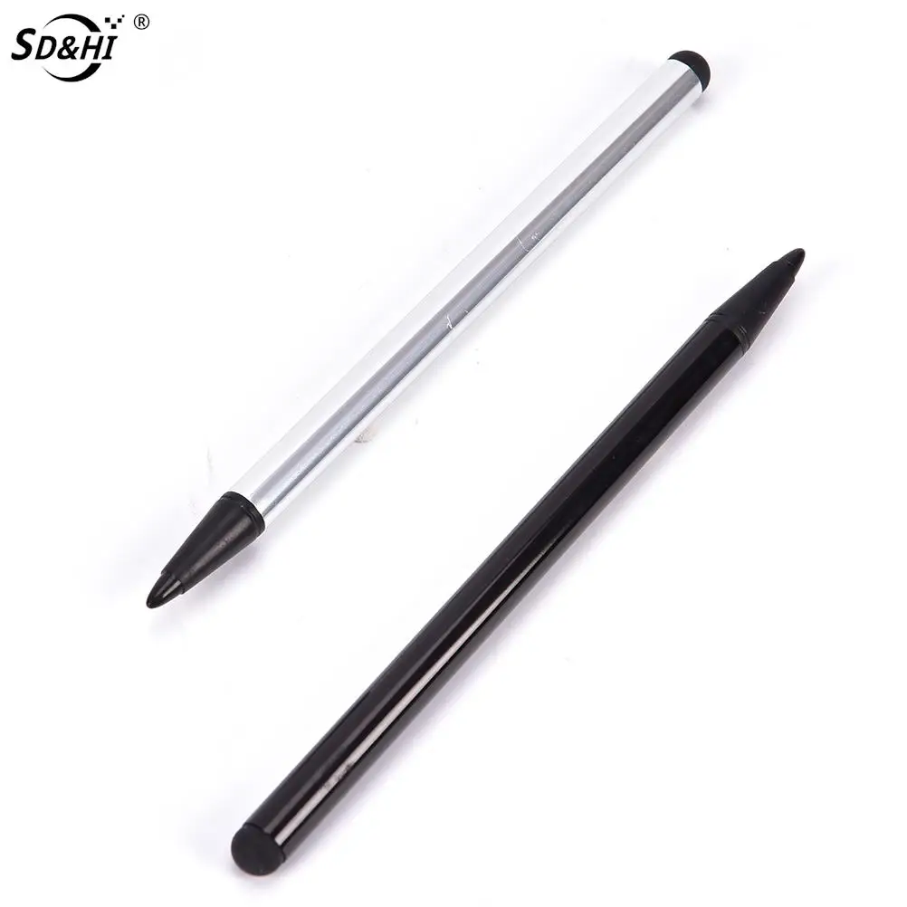 Wholesale 2 in 1 Pen Touch Pencil for Tablet iPad Cell Phone PC Capacitive Pen  Screen Stylus Capacitive Resistive