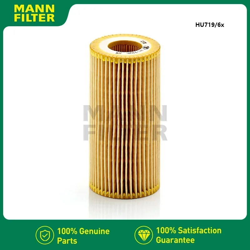 

MANNFILTER HU719/6x Oil Filter Fits VW Eos Jetta Passat B6 New Beetle Golf AUDI A3 A4 B6 8ED 8EC TT 06D115466 06D115562