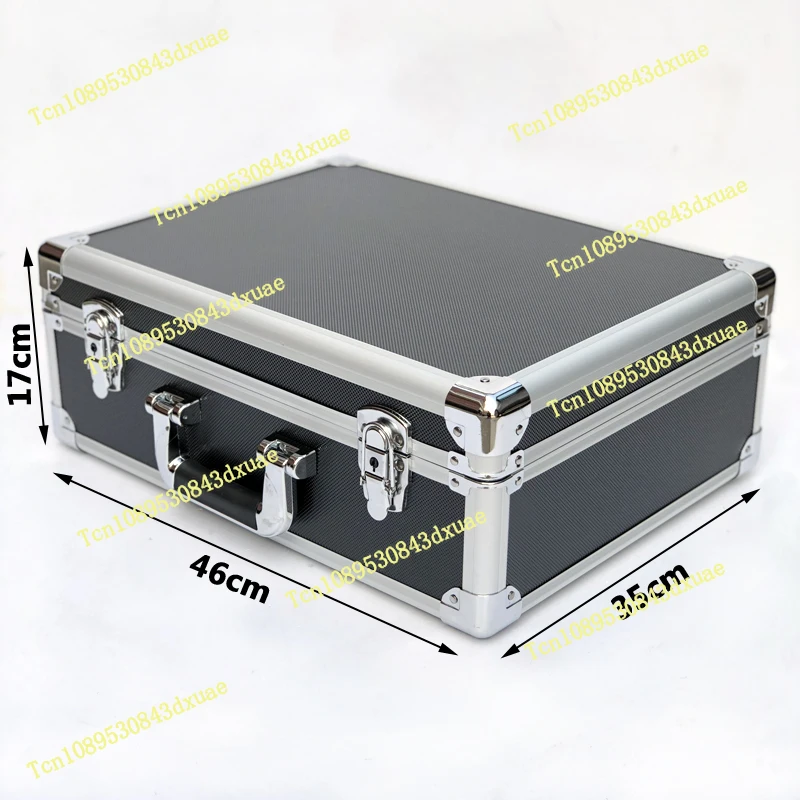 

Large Aluminum Case Portable Toolbox Household Multi-function Exhibition Equipment Box Instrument Storage Arrangement With Foam