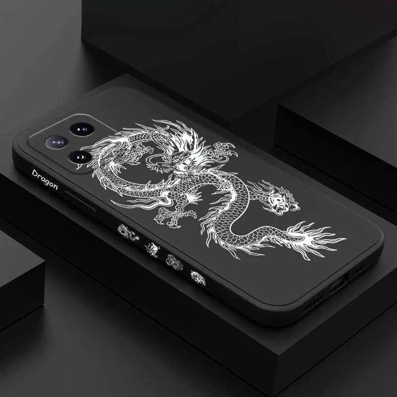 

Dragon Groaned Phone Case For Xiaomi Mi 14 13 13T 12 12X 12T 12S 11 11T Ultra 10 10T 9 9T 9SE 8 Pro Lite Liquid Silicone Cover
