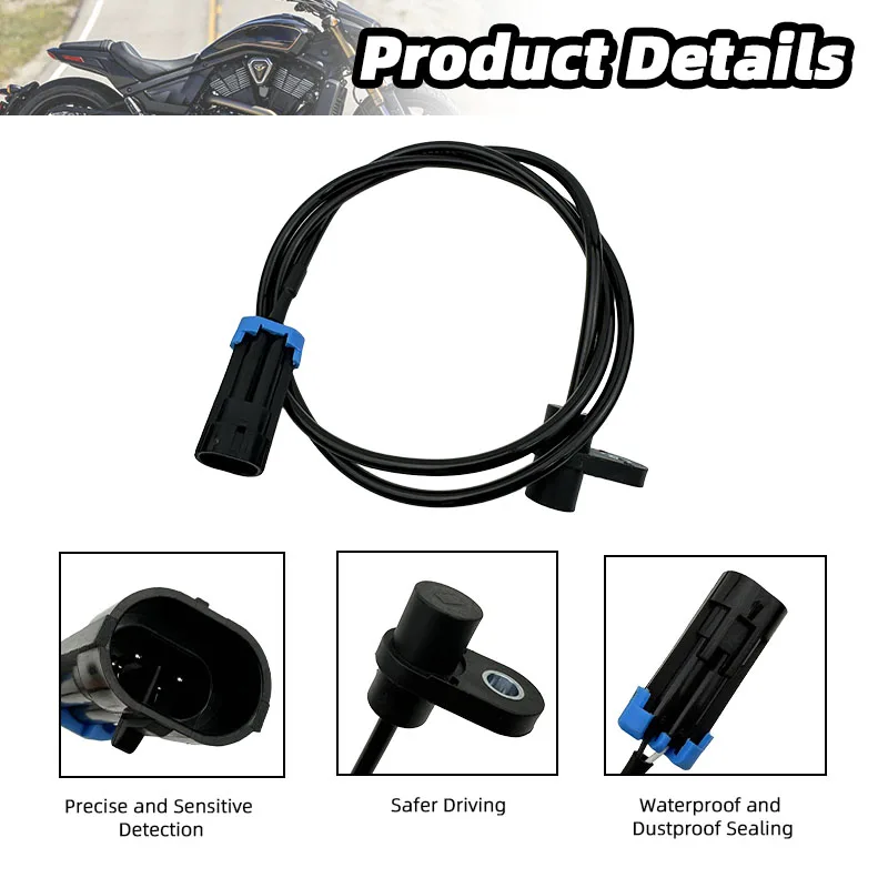 1PCS Motorcycle Front Wheel ABS Speed Sensor For Polaris Victory Cross Country For India Roadmaster 4013251 ABS Sensor Replace