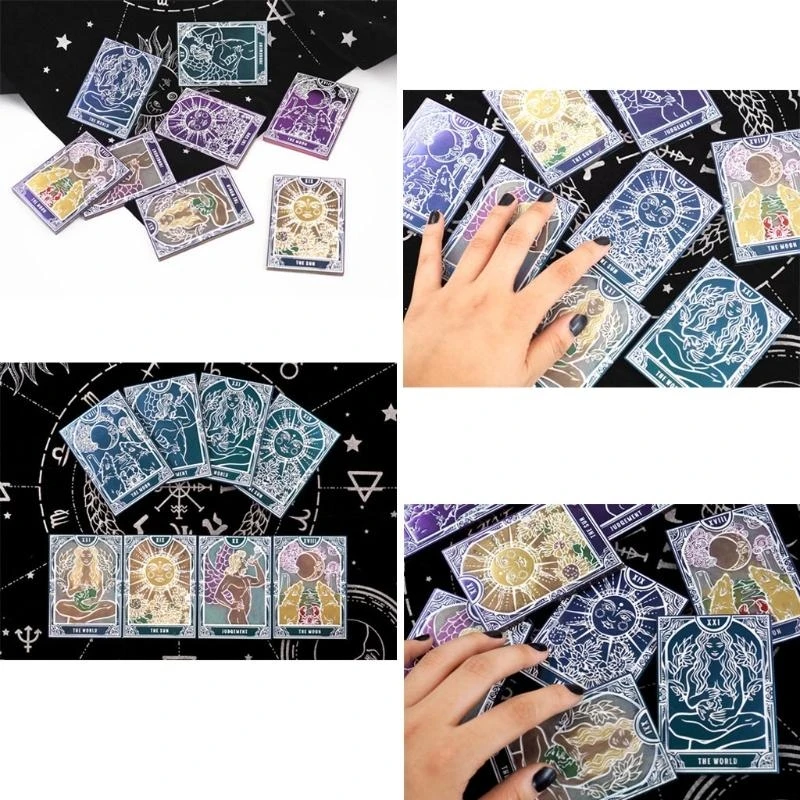 A52E Playing Game Cards Epoxy Resin Mold DIY Crafts Divination Cards Silicone Mould
