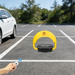 Parking Barrier Automatic Parking Lock Parking Guard Parking Barrier with 20 m Remote Control and Key Automatic Alarm Waterproof